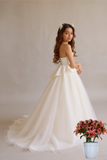 Luxury Flower Girl Dress for Wedding | Pentelei Couture Gown | Designer Kids Ball Gown