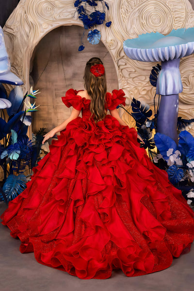 Scarlett Rêverie Couture Gown – Luxury Red Ball Gown for Special Events