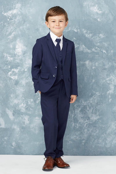 Boys’ Formal 5-Piece Suit – 7 Colors & Sizes from Baby to 20