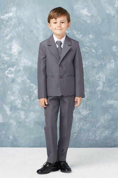 Boys’ 5-Piece Vest Suit – Stylish Formalwear for Special Occasions