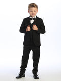 Classic Boys’ Tuxedo – 5-Piece Formal Suit for Weddings & Special Events