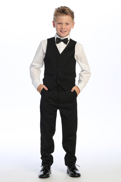 Classic Boys’ Tuxedo – 5-Piece Formal Suit for Weddings & Special Events