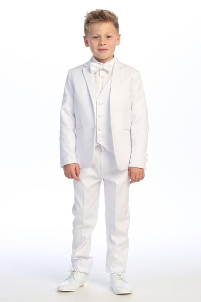 Classic Boys’ Tuxedo – 5-Piece Formal Suit for Weddings & Special Events