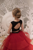 Gorgeous Wedding Flower Girl Dress Pageant Tulle Lace Formal Gown