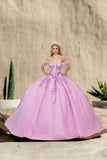 Lunaria Grace Quinceañera Dress – Pink & Lilac Ball Gown