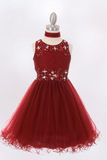 Skylar Aqua Lace Party Dress | Girls Pageant & Birthday Dress