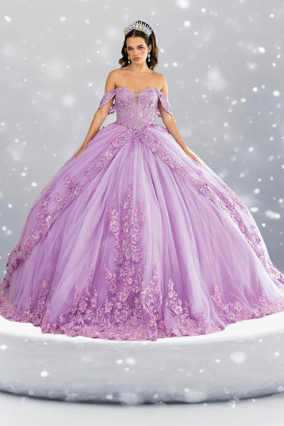 Liliane Frost Lilac Quinceañera Gown – Embroidered Ballgown Dress