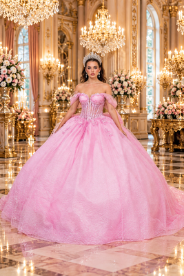Marcella Sparkle Quinceañera Ball Gown | Queen Collection