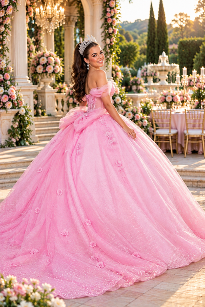 Marcella Sparkle Quinceañera Ball Gown | Queen Collection
