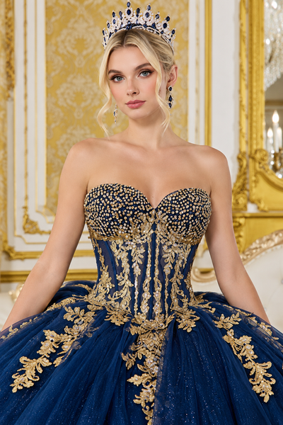 Regal Embroidered Quinceañera Ball Gown | Sweet 16 Dress