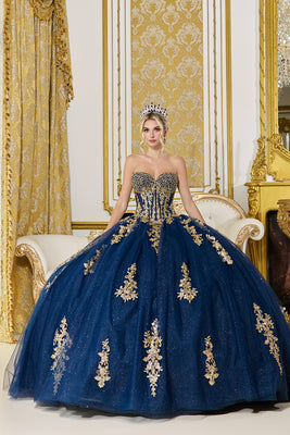 Regal Embroidered Quinceañera Ball Gown | Sweet 16 Dress
