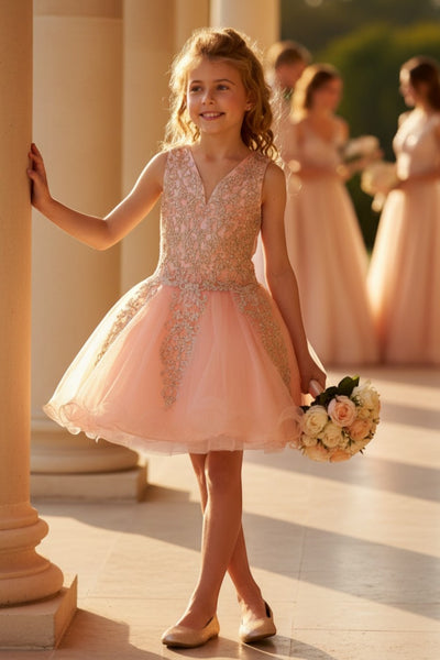 Girls Pageant Dress Budget Friendly Party Dress Blush Collection