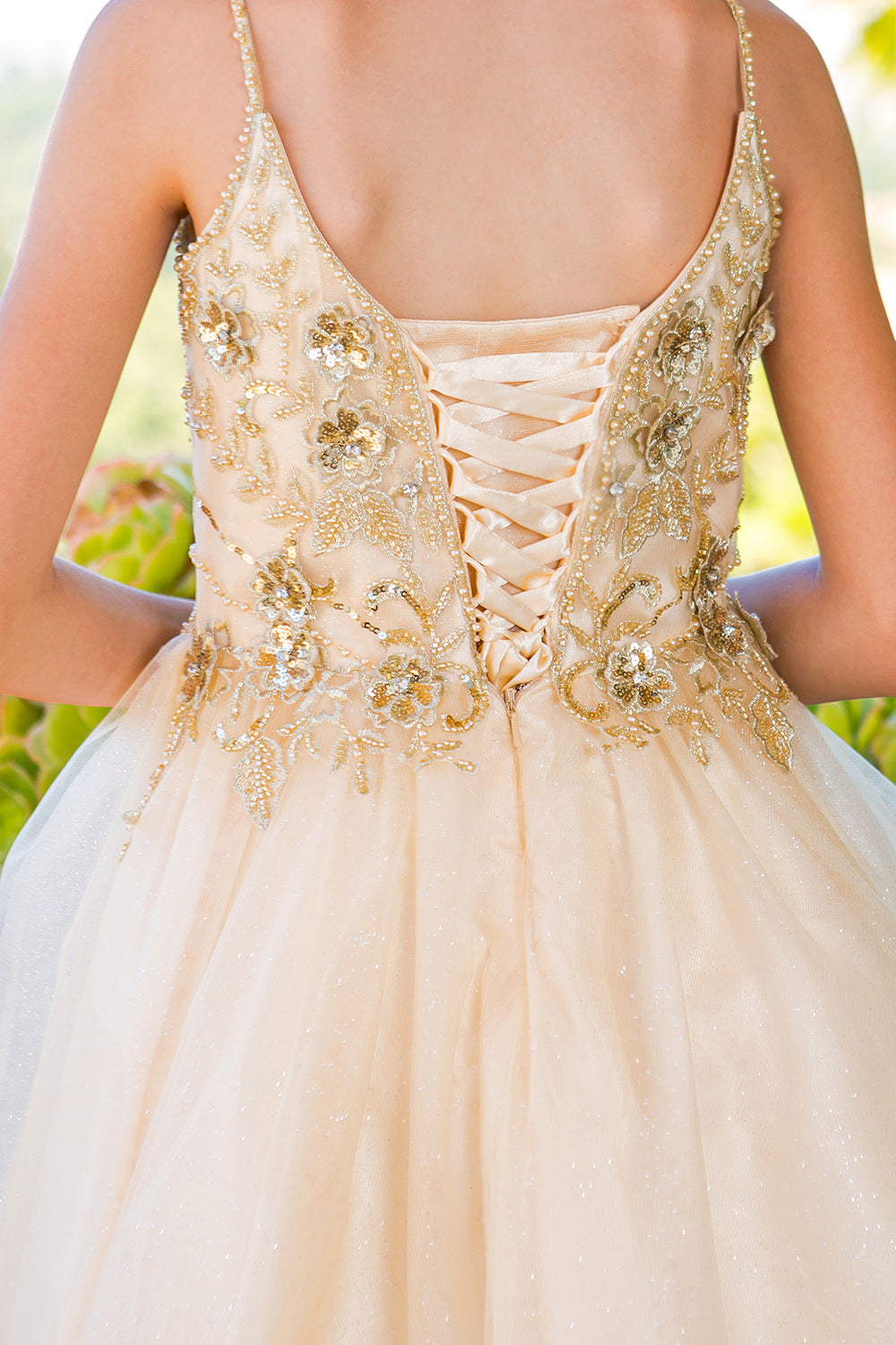 Girls Illusion Beauty Pageant Glitter Tulle Beaded Embroidered Short Dress