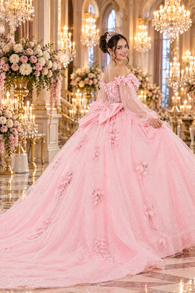 Luxury Blush Quinceañera & Sweet 16 Gown | Queen Collection