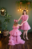 Shop the Brianna Ruffled Tulle Hi-Lo Dress for Flower Girls