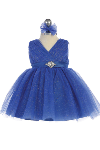 Sapphire Belle Glitter Tulle Dress for Girls