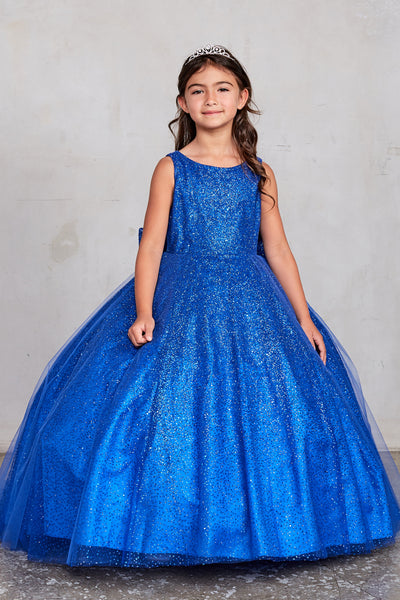 Stunning Girls Winner Glitter Pageant Dress With Train