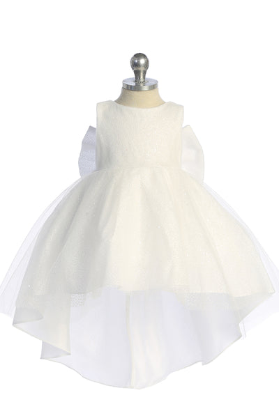 Julia Glitter Tulle Hi Lo Baby Pageant Party Dress