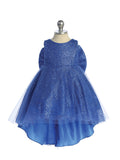 Julia Glitter Tulle Hi Lo Baby Pageant Party Dress