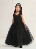 Isabella Noir Gown – Elegant Black Dress for Girls’ Special Occasions