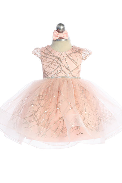 Aurora Glitz Sequin Tulle Dress for Girls