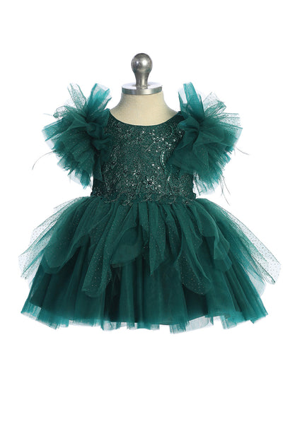 Marianna Baby Girl Glitter Tulle Party Pageant Dress