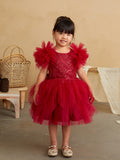 Marianna Girls Glitter Tulle Party Pageant Dress