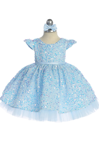 Shyla Baby Girl Sequin Party Dress | Blush Kids