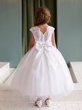 Hannah Dress – Lace Bodice & Tulle Skirt for Girls