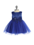Lia Baby Girls Satin Tulle Party Dress for Your Little Princess