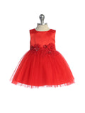 Lia Baby Girls Satin Tulle Party Dress for Your Little Princess