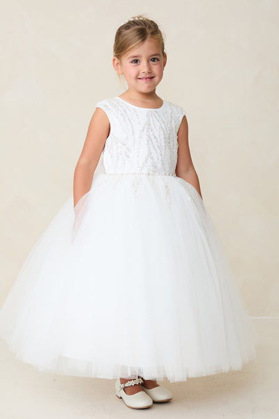 Celeste Luxe Tulle Gown – Communion, Flower Girl & Special Occasion
