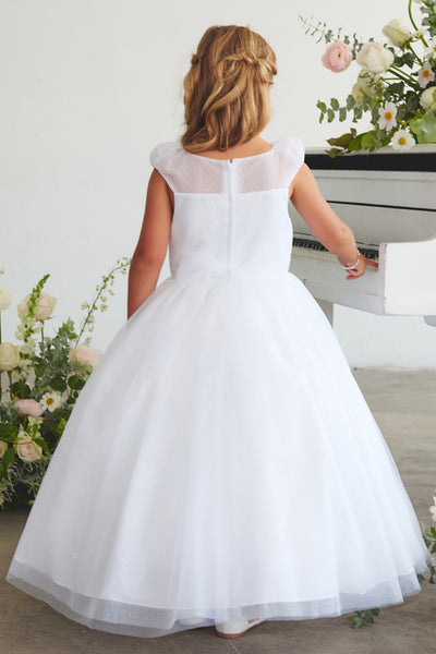 Hannah Grace White Communion Dress for Girls