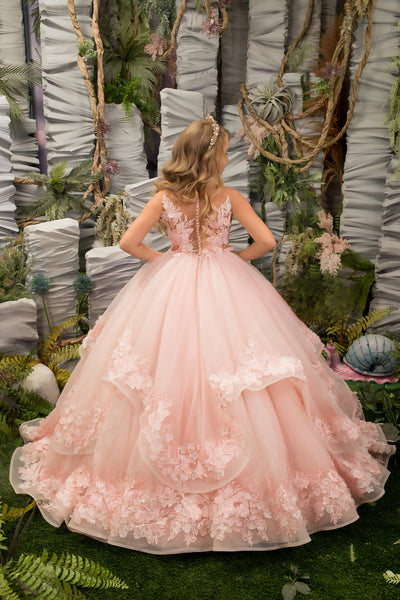 Primrose Étoile Gown – Pink Couture Flower Girl & Pageant Dress