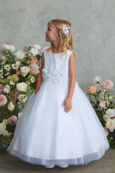 Elisoria Grace Ankle Length Flower Girl Dress