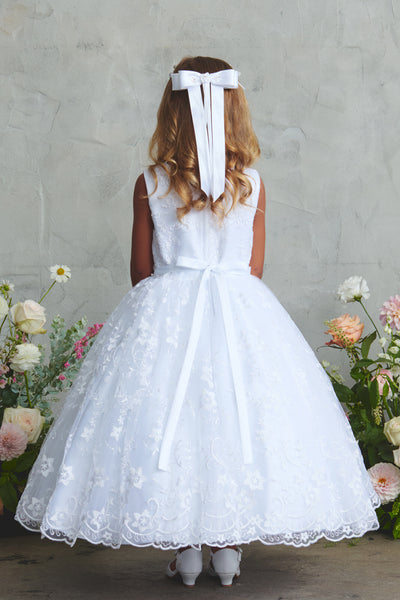 Girls Communion Dress – Emmeline Grace Ankle Dress