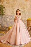 Pentelei Couture Girls Satin Ball Gown | Special Occasion