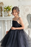 Athens Satin Tulle Girls Pageant Dress