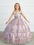 Girls All Over Embroidered Glitter Tulle Pageant Pageant Party Dress