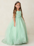 Evangeline Grace Gown – Elegant Girls’ Dress for Special Occasions