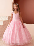 Diamond Collection - Amaya Girls Sequined Pageant Dress