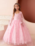 Diamond Collection - Amaya Girls Sequined Pageant Dress