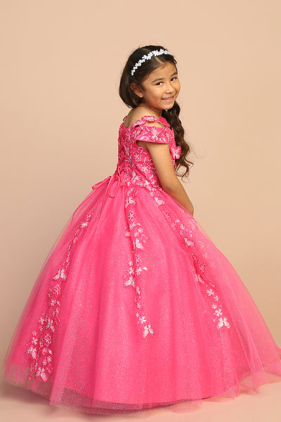 Diamond Collection | Penny Girls Glitter Pageant Dress