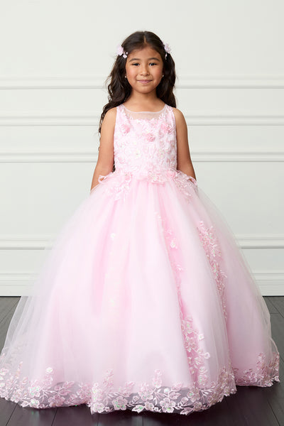 Liliana Blossom Gown – Elegant Flower Girl & Special Occasion Dress