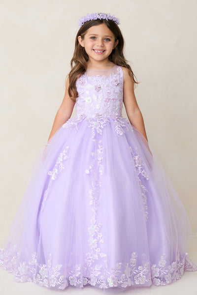 Liliana Blossom Gown – Elegant Flower Girl & Special Occasion Dress
