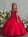Girls Lace & Glitter Tulle Party Dress | Eliza Grace