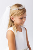 The Eloise First Communion Veil With Tiara