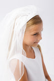 The Elena Communion Embellished Headband With Veil