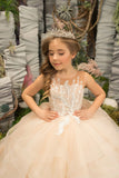 Piper Couture Tulle & Lace Flower Girl Gown | Perfect for Pageants