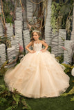 Piper Couture Tulle & Lace Flower Girl Gown | Perfect for Pageants